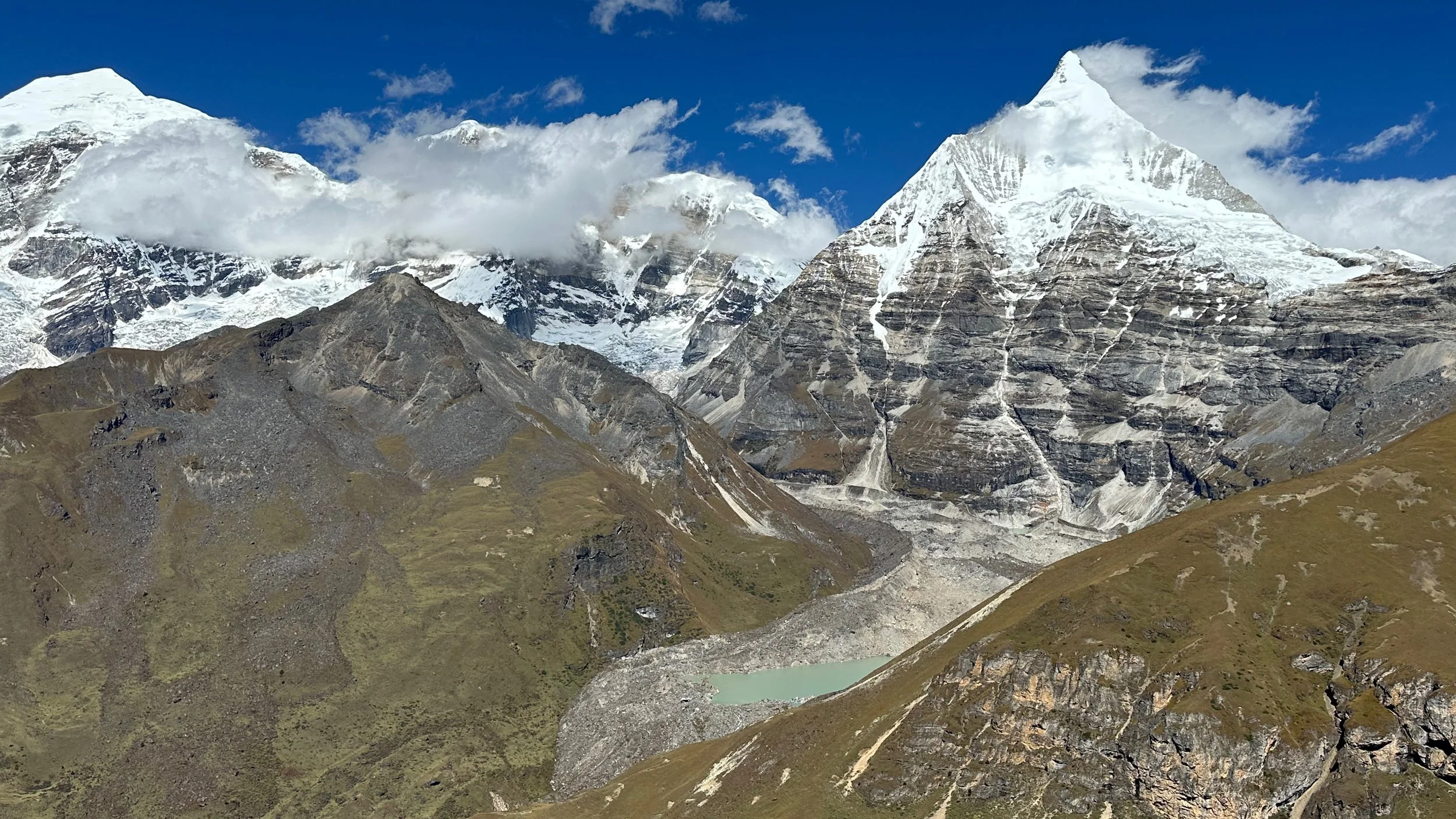 Snowy ridge near Nanga Parbat